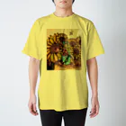 bananamilkのひまわりとガジュマル Regular Fit T-Shirt