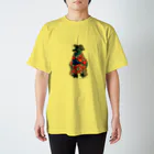 ヤママユ(ヤママユ・ペンギイナ)の着物ぺんぎん―ガラパゴスと李― Regular Fit T-Shirt