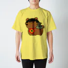 スーパーしらすのまさかりくわえた金太郎 スタンダードTシャツ