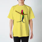 meatTeX-ALICEのカラフルバード Regular Fit T-Shirt