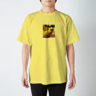 なまけものの目をつむるこうすけくん スタンダードTシャツ