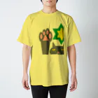 みゃーこでパープルの猫のあいさつ Regular Fit T-Shirt