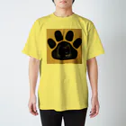 YS VINTAGE WORKSのチェコ　足跡ウィンクねこ スタンダードTシャツ