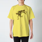 和もの雑貨 玉兎の百鬼夜行絵巻 払子の付喪神【絵巻物・妖怪・かわいい】 Regular Fit T-Shirt