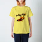 create LIVE.LIV netshopのkoooooon FOX　あいらしいキツネの冒険 スタンダードTシャツ