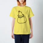 Cɐkeccooのよいものです-いっぱいいっぱいのとり スタンダードTシャツ