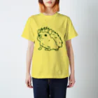 水道橋ですらのおすましはりねずみ（グリーン） スタンダードTシャツ