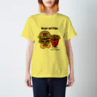 Creepy Treasures!のBurger and Chips Regular Fit T-Shirt