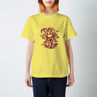 happy lifeのパンジーTシャツ Regular Fit T-Shirt