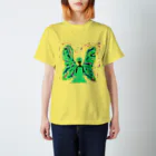 むちまるのRainbow Butterfly(blue スタンダードTシャツ