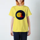 Leola_manamaiの大好きMoon(丸型) スタンダードTシャツ