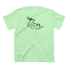 blue deer farmのゆったりblue deer スタンダードTシャツの裏面