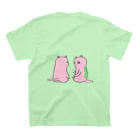 カレーゴハンナーのパンダバクタン(生まれたて) Regular Fit T-Shirtの裏面