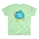 HAPPY BLUE DAKK の壁突っ込みダック(お尻大) スタンダードTシャツ