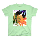 SHI-ri-ME-tsu-RE-tuの1日分の野菜とってる？ スタンダードTシャツ