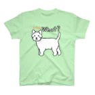 Cute mascot dogsのWhat? White West Highland Terrier Regular Fit T-Shirt