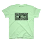 heymar の HEYMARロゴ　黒 Regular Fit T-Shirt
