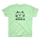 ICHIGO-ICHIÉ-1999のrock 'n' roll【ロックンロール】ねこ スタンダードTシャツ