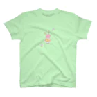 あんずのみみが葉っぱになったうさぎ スタンダードTシャツ