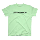 12桁の番号の12 digit number スタンダードTシャツ