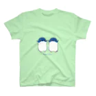 ヤママユ(ヤママユ・ペンギイナ)のふたごのフェアリーペンギン(ロゴあり) Regular Fit T-Shirt