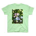 ふわふわの紫陽花 Regular Fit T-Shirt