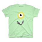 NIKORASU GOのフラワーデザイン「YELLOW FLOWER」 Regular Fit T-Shirt