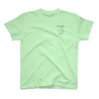 海のサワガニのシンプルセキセイインコ スタンダードTシャツ