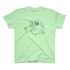 Atelier Plume 別館の猫 猫パーンチ スタンダードTシャツ