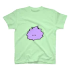 KIKITEKI_LABORATORYのけむくじゃらちゃん(紫) スタンダードTシャツ