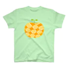 NIKORASU GOの昭和レトロポップデザイン「リンゴ」 スタンダードTシャツ