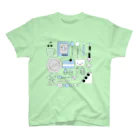 めめ郎のかわいいものたち　ブルー Regular Fit T-Shirt