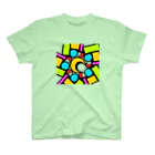 pastelia　shopのステン堂…stained  glass スタンダードTシャツ