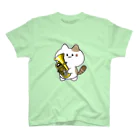  ふじねこ屋のユーフォニアムねこ（金） Regular Fit T-Shirt