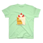 ちくわぶのパンケーキクリーム（透過文字） Regular Fit T-Shirt
