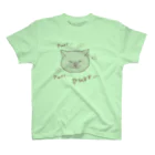 通り道の甘えるにゃんこ Regular Fit T-Shirt