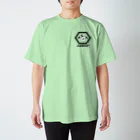 雁花工房（寄付アイテム販売中です）のハクガン家紋（頭文字）寄付付き Regular Fit T-Shirt