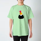 ぽぴーぴぽーのえびデカ天むす スタンダードTシャツ