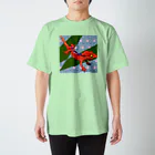 KEY PRISMのクレステッドゲッコー「Asuka」002 スタンダードTシャツ