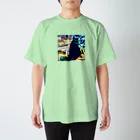 猫に恩返しのTORA'S Watch Party Regular Fit T-Shirt