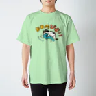 Luara_Partnersのおれのびわこ_ねこキックT スタンダードTシャツ