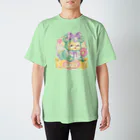 Ms LUTRAのMelancholy Minty  Regular Fit T-Shirt