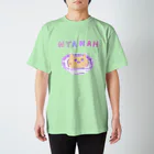 NIKORASU GOのダジャレデザイン「にゃーはん」 Regular Fit T-Shirt