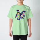 meiroのカラフルなペンギン スタンダードTシャツ