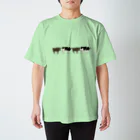 PoccaBocca–すかまるのおみせ–のうしつながり Regular Fit T-Shirt