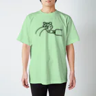 lollipop cowboyのラードを吐くチューブ入りカワウソ Regular Fit T-Shirt