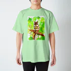 “little shop”福士悦子の緑のなかのシマリス Regular Fit T-Shirt