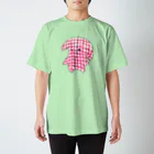 まるえくろのギンガムチェックなクロピロン Regular Fit T-Shirt