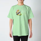 似顔絵工房きすけンちのサバゲーシロハラ隊員 スタンダードTシャツ