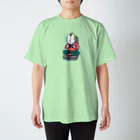 Oedo CollectionのGaming Boy(ビッグイラスト)／濃色Ｔシャツ スタンダードTシャツ